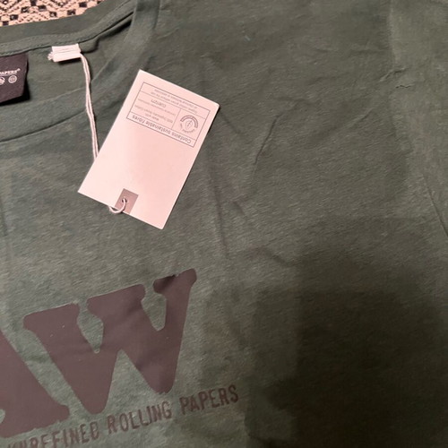 Raw t shirt new, green, size XL