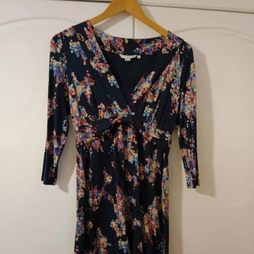 Boden spring dress like new, size M, blue and pink