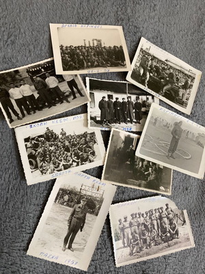 Greek army photographs used, 1950s, set of 9