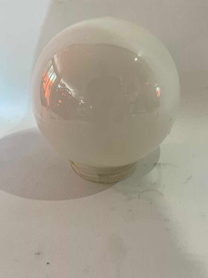 Round lamp globe vintage used 14x7