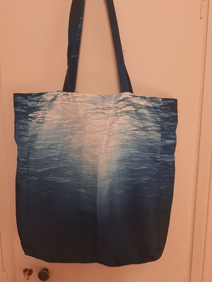 Vichy beach bag new, fabric 45cm × 47cm