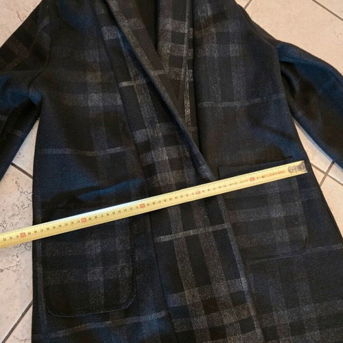 Morena Spain women's coat used, black and gray