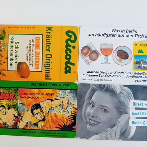 Phone cards Germany pack of 4 like new