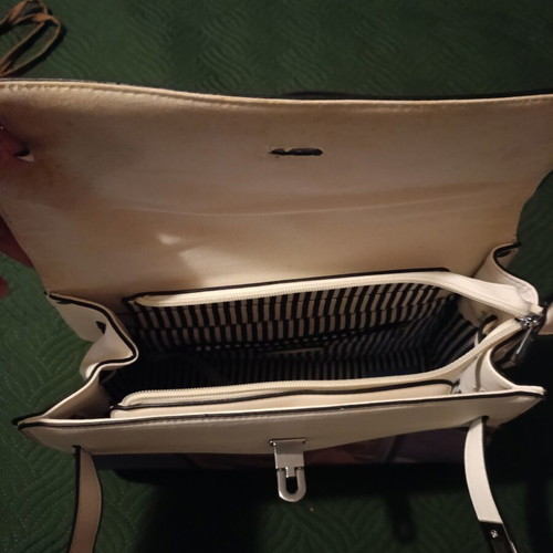 Summer shoulder bag white, new