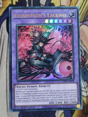 Fiendsmith's Lacrima Fusion Monster κάρτα σαν καινούργιο