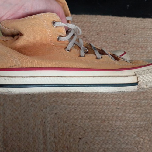 Converse All Star Well Worn boots used, warm yellow, size 38.5-39