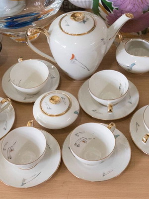 KPM Krister Germany Coffee Set like new, 15 pieces