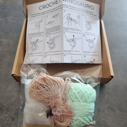 DIY Knit Your Own Dino Kit