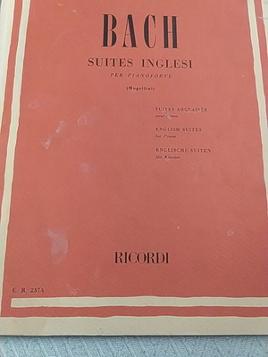 Bach English Suites for Piano used