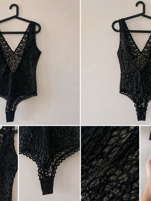 Κορμάκι Intimissimi μαύρο σαν καινούργιο με άψογη εφαρμογή