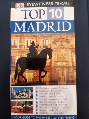 Top 10 Madrid travel book like new, English