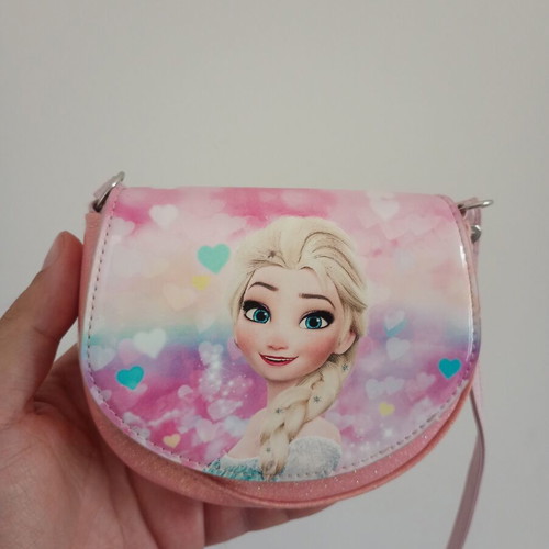 Disney Frozen shoulder bag used, pink