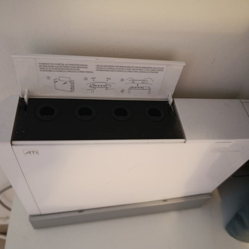 Nintendo Wii white console used with Homebrew and USB games