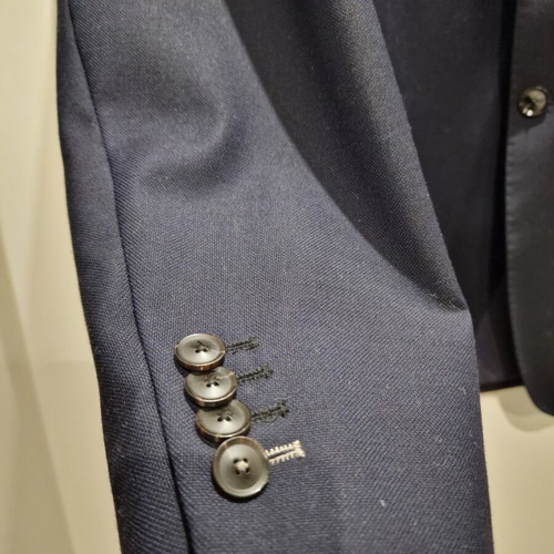 Wool jacket Mango like new, blue, small defect on shoulder