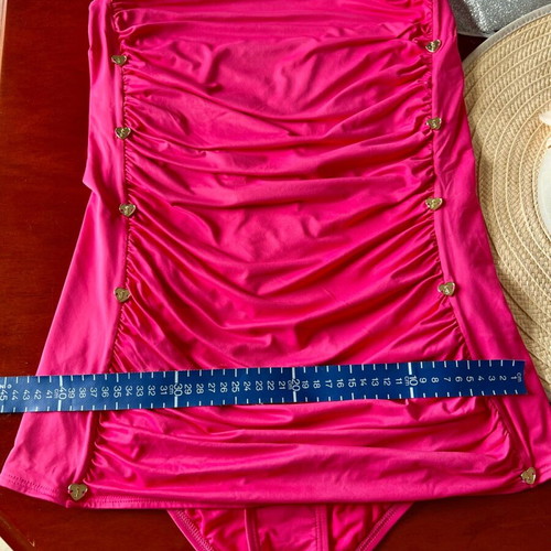 Juicy Couture fuchsia swimsuit like new, size XL