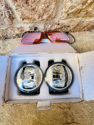 LED fog lights for Jeep Wrangler JL with flashers new