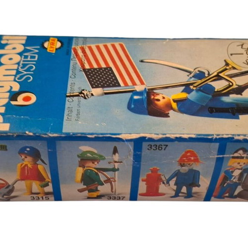Vintage Lyra Playmobil 3354 American Soldier used, northern Greek