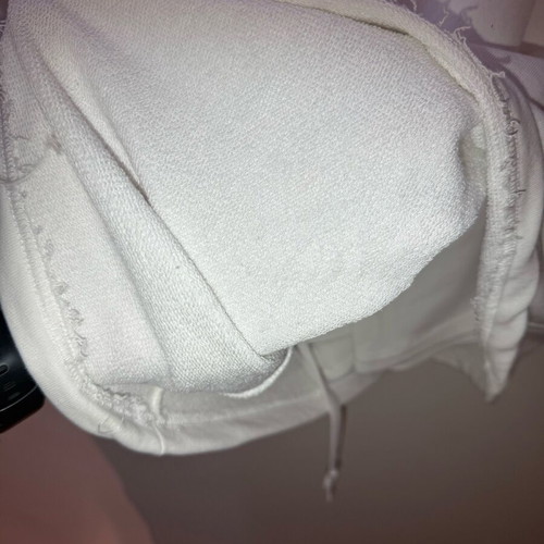 Two-piece set with feathers Large, like new, white
