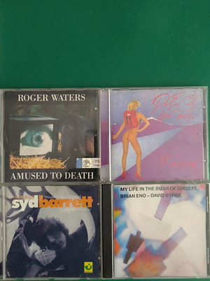 Μουσικά CD rock σαν καινούργια, Roger Waters, Syd Barrett, Brian Eno