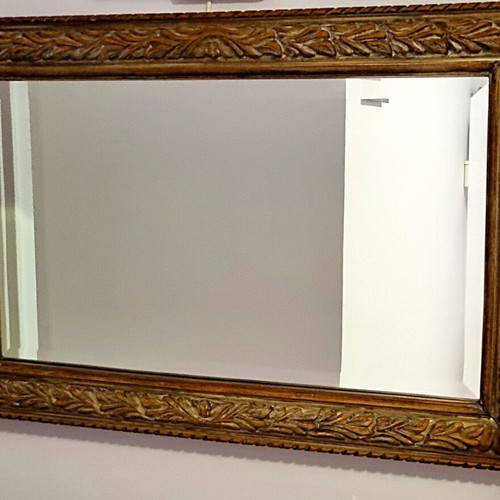 Mirror wooden frame antique like new, dimensions 80x51cm