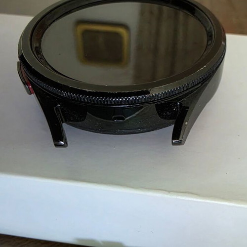 Samsung Galaxy Watch6 Classic 47mm SM-R960 smartwatch with box and multiple straps, small screen damage