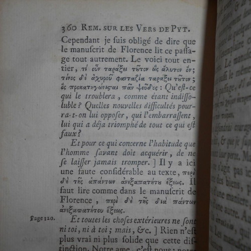 Ierokles Alexandrinos Commentary on Pythagoras' Golden Verses used book