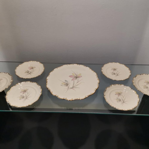 Hutschenreuther porcelain pasta set used, 7 pieces