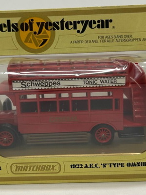 Matchbox 1978 Models of Yesteryear Y-23 A.E.C. S Type Omnibus 1922 new