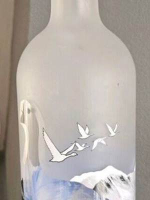 Grey Goose 1.5lt empty bottle like new for decoration