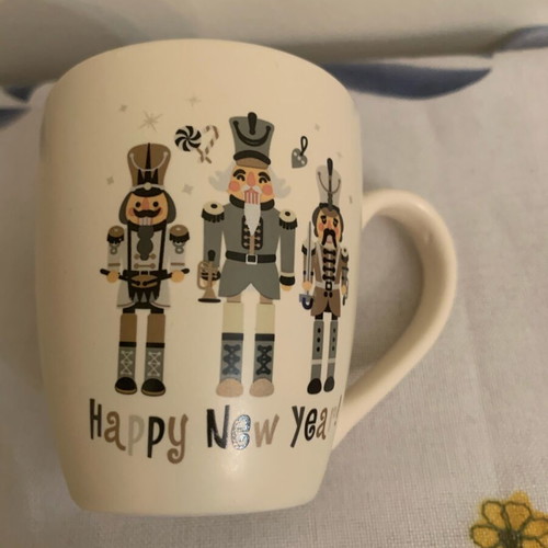 Espresso cup double Christmas design Nutcracker new