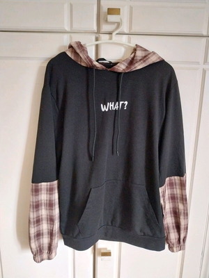 Shein sweatshirt new, thin spring hoodie in black and brown