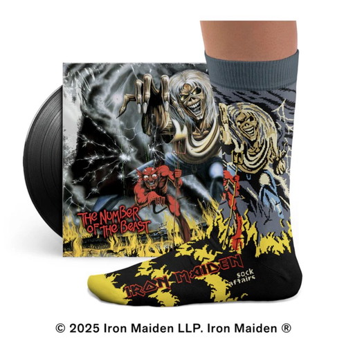Iron Maiden socks, official Sock Affairs cotton