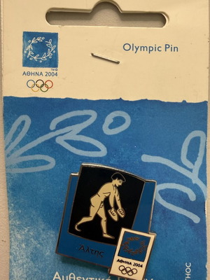 Olympic Pin Athens 2004 Ancient Agonism Mint Condition