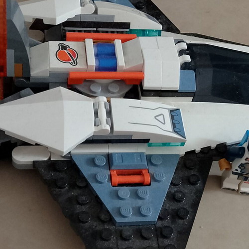 Lego space shuttle with astronaut figure new
