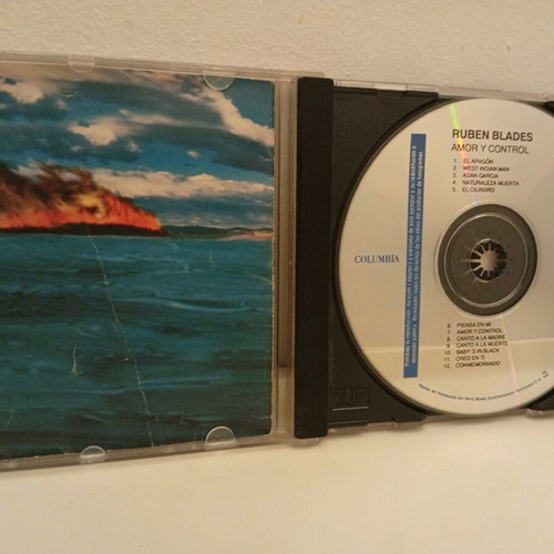 Rubén Blades Con Son Del Solar Amor Y Control CD used, Latin