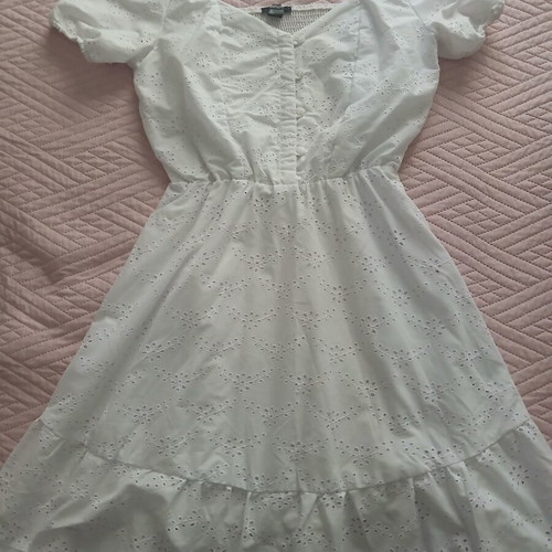 Esmara white summer dress, medium size