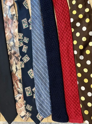 Vintage ties 90s pack of 13 used