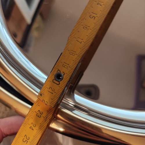 Set of 2 Oval 24K Gold Plated Trays new, unused