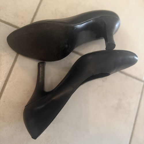 Next black pumps used, round toe, size 38