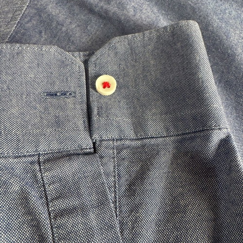 Zara Man Denim Shirt Slim Fit Large like new, blue