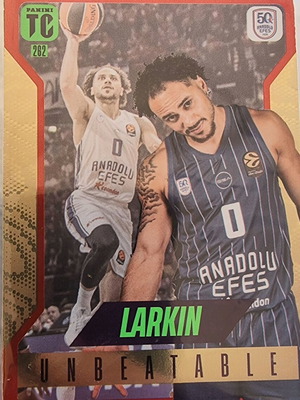 Euroleague Top Class 2026 Unbeatable Larkin card red new