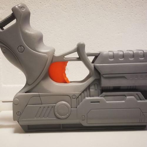 Modded Blaze Storm Hot Fire Blaster used