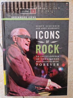 Icons of Rock Volume 1 book used with hardcover