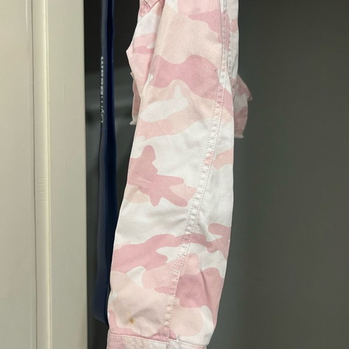 Jacket used, size M, pink camouflage