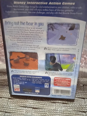 Disney's Brother Bear children's PC action game used
