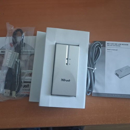 Trust USB External Modem 56K new