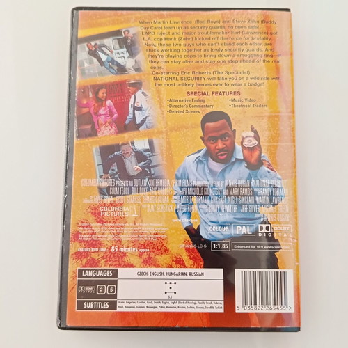 National Security DVD movie with subtitles