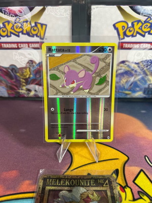 Pokemon card Rattata reverse holo Arceus set like new