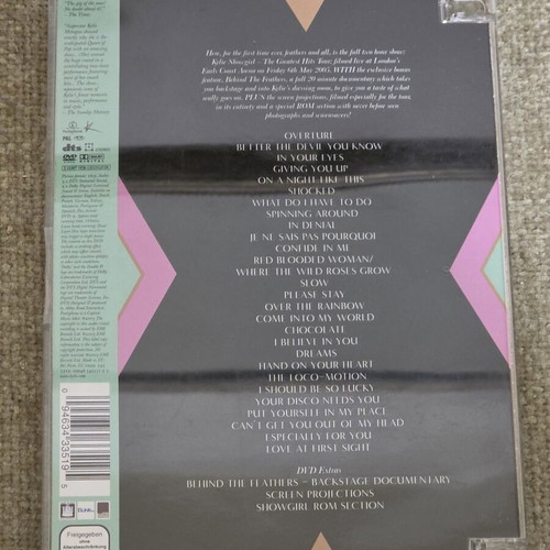 Kylie Minogue Greatest Hits Tour Live DVD used, pop