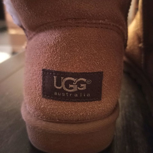 Ugg boots used, size 41, beige and brown